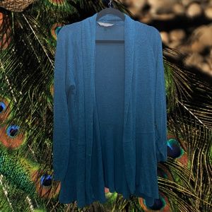 Blue Kimono Style Light Sweater - Daisy Fuentes M